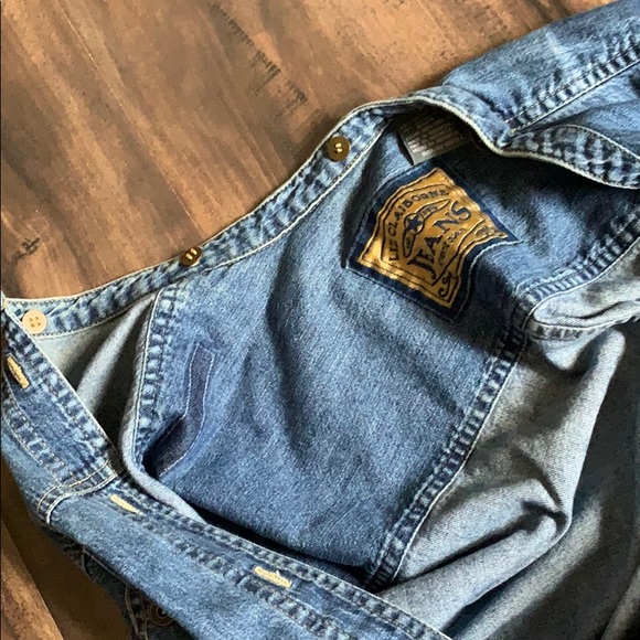 😍90s Vintage Denim Shirt Dress 😍 - Picture 6 of 7